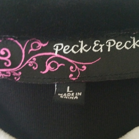 Peck & Peck Classy Velour large Full zip up jacket - Picture 2 of 6